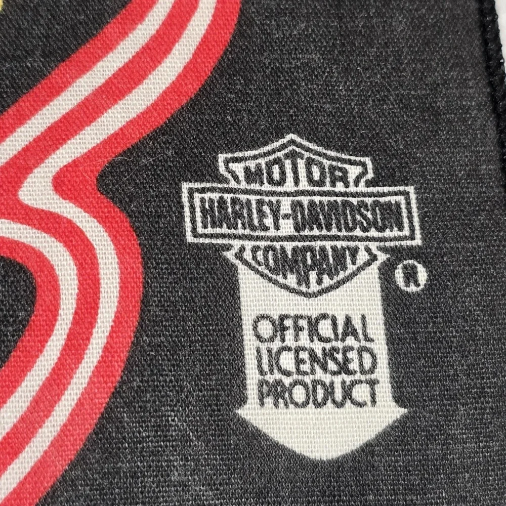 VTG Harley‎ Davidson Handkerchief Bandana 21x21 Eagle Flag + Miller Lite Bandana